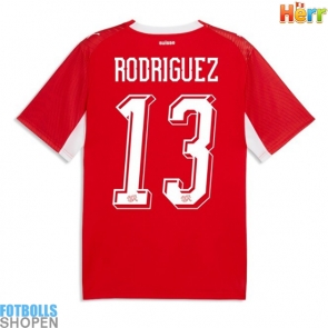 Billiga Schweiz Ricardo Rodriguez #13 Hemmatröja VM 2026 Kortärmad